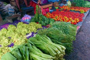 Vegetables sold at the Market